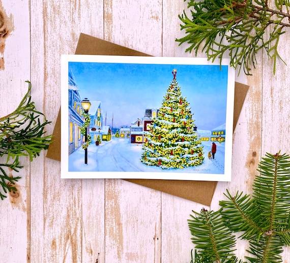 Tree Lighting Holiday Card Tree Lighting Holiday Card