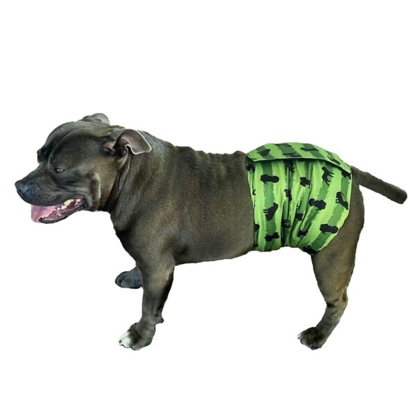 XS - XXL Camo Canine Male Dog Belly Band Waterproof Wrap - Diaper Nappy Pants Underwear Washable Reusable Pet Sanitary Physiological Puppy