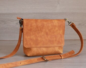 Crazy Horse leather,Leather  Messenger Bags ,Large Postman Shoulder Bags ,Leather Bag  for Women ,Shoulder Leather Bags