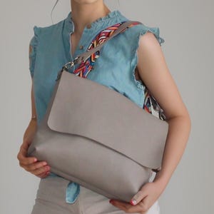 Leather  Messenger Bags ,Large Postman Shoulder Bags ,Leather Bag  for Women ,Crossbody Bag with Zipper,Shoulder Leather Bags