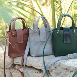 Mini handbag , tote small handbag , Daily Bag,Shoulder Bag, Genuine Leather handbag,Crossbody Bag