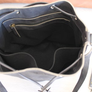 Bucket leather bag with lining, Leather Bucket Bag,Crossbody Bucket Bag ,Handmade Leather Bucket Bag ,Bucket Bag Purse image 5