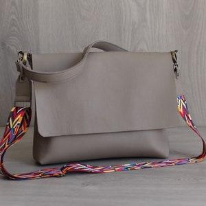 Leather  Messenger Bags ,Large Postman Shoulder Bags ,Leather Bag  for Women ,Crossbody Bag with Zipper,Shoulder Leather Bags