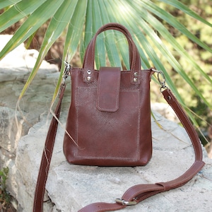 Mini handbag , tote small handbag , Daily Bag,Shoulder Bag, Genuine Leather handbag,Crossbody Bag