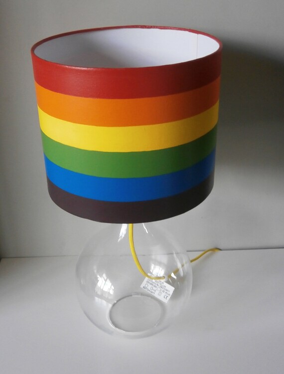 rainbow bedside lamp
