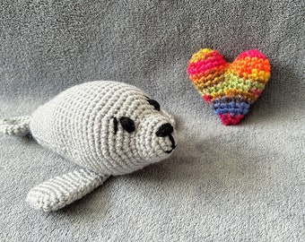 Sasha the Seal Crochet Soft Toy