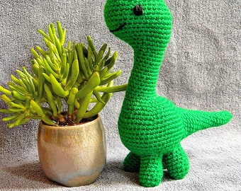 Billy the Brontosaurus Crochet Soft Toy