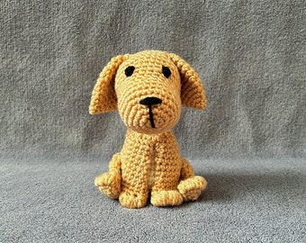 Gatsby the Golden Retriever Crochet Soft Toy