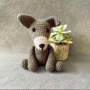 Grace the Greyhound Crochet Soft Toy image 1
