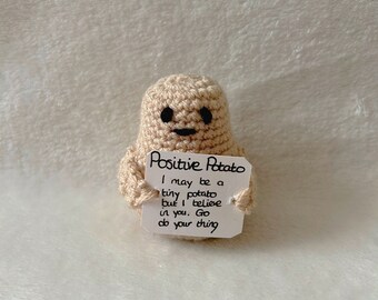 Positive Potato Crochet Toy