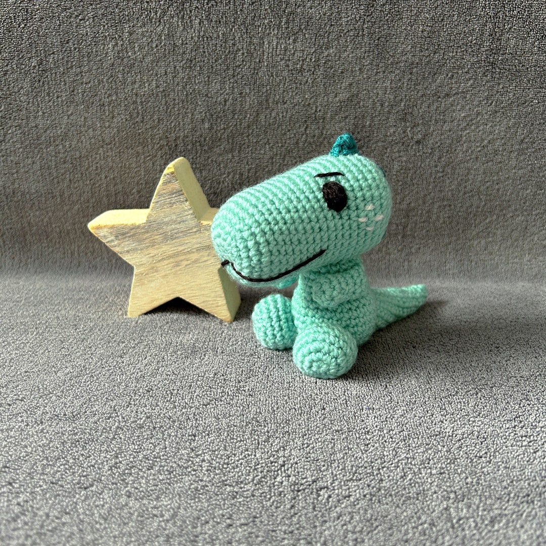 Crochet Raptor Dinosaur Toy – Handmade Personalised Dino Soft Toy – CE ...