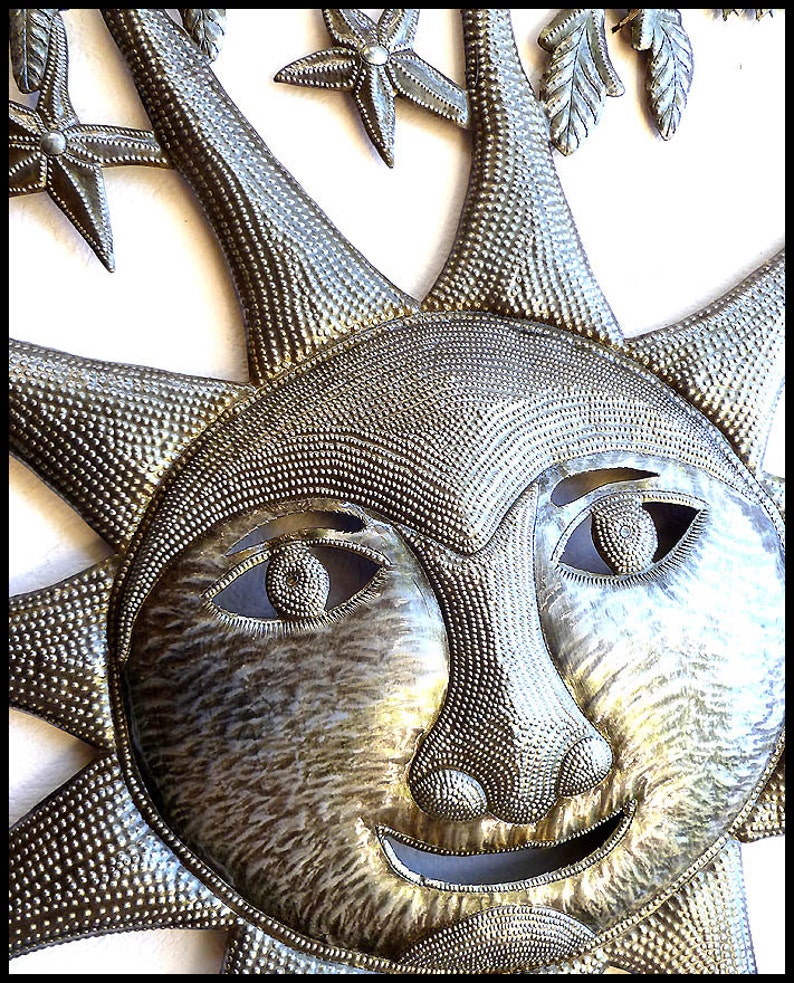 Metal Wall Hanging Sun Sun Metal Art Wall Art 34 Etsy