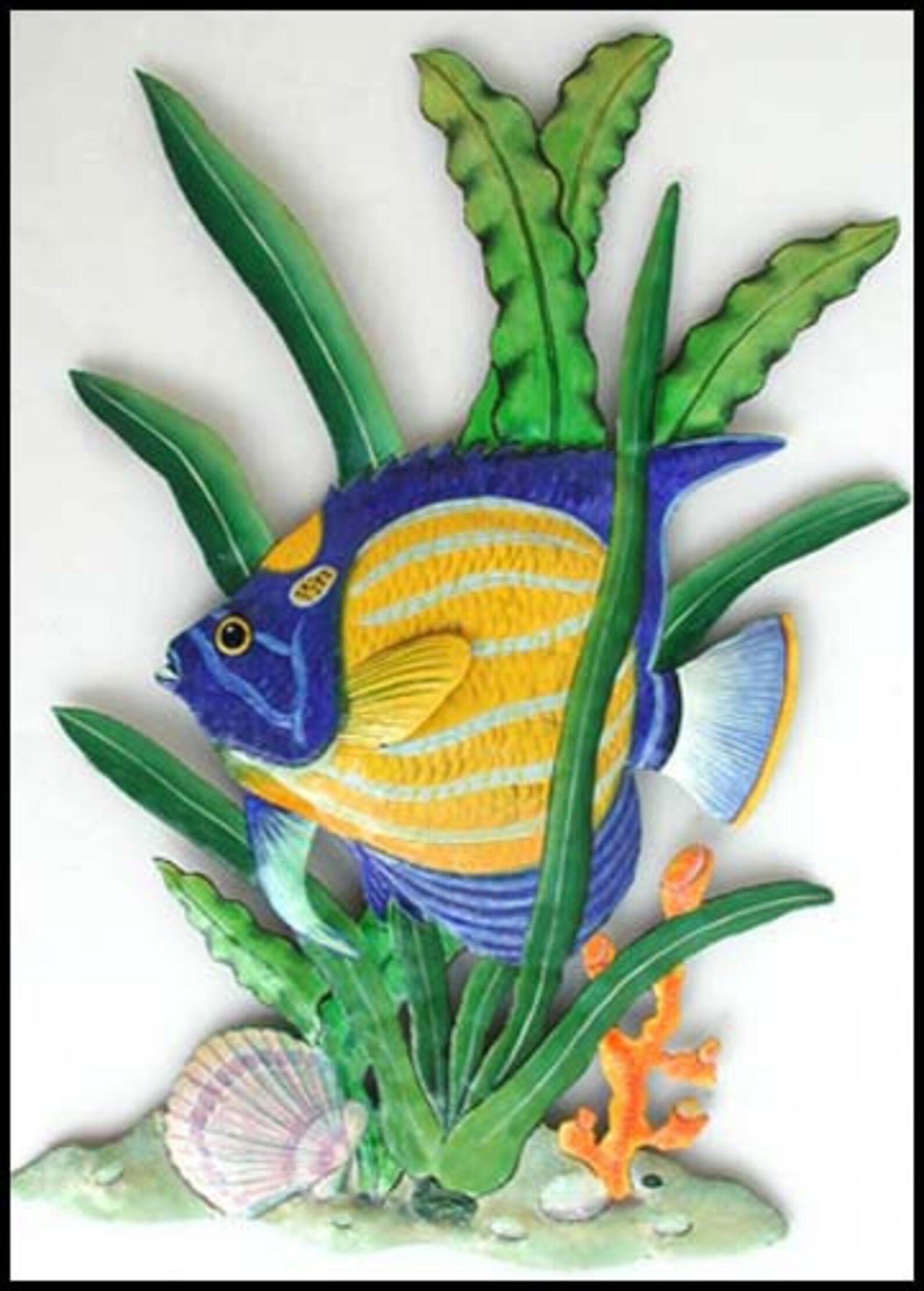 TROPICAL FISH Wall Decor Outdoor Wall Art Tropical Fish Etsy