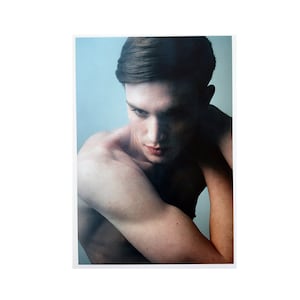 8 x 12 inch MALE MODEL, Signed Photograph by Renowned Rock &#39;n&#39; Roll Photographer Ami Barwell