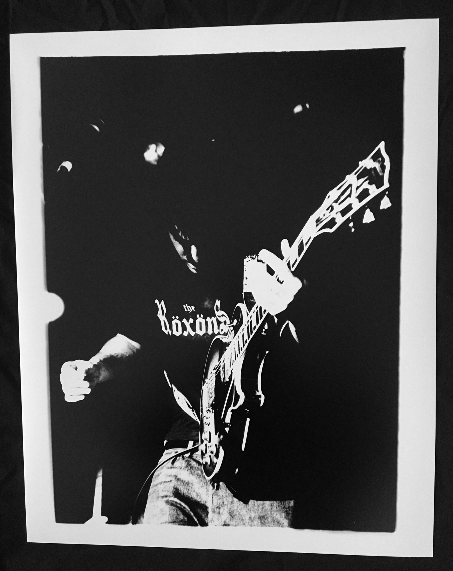 Graham Coxon BLUR Photograph: Signed Limited Edition Darkroom