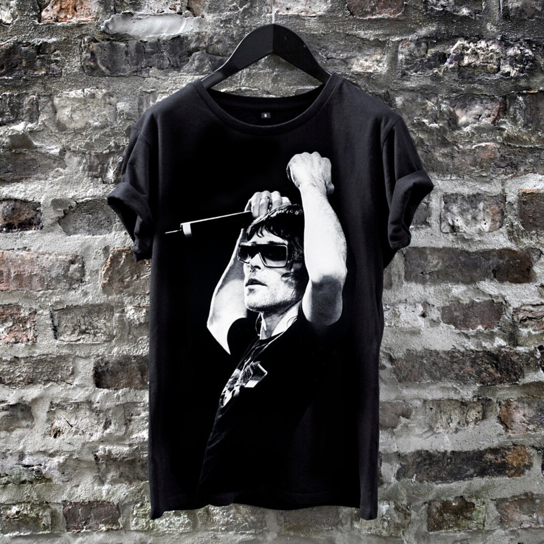 Ian Brown Stone Roses T-shirt: Ami Barwell Photo, Ethical Cotton - Etsy