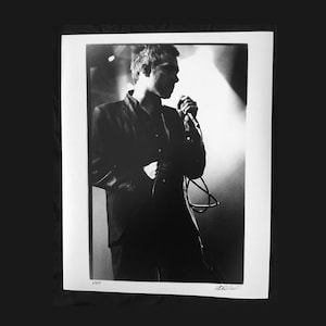 Limited Edition 16 x 20 inch Damon Albarn / BLUR Signed, Hand-printed Darkroom Photograph by Ami Barwell