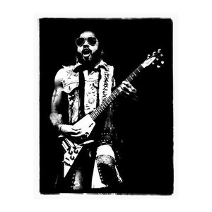 8 x 12 inch LENNY KRAVITZ, Signed Photograph by Renowned Rock &#39;n&#39; Roll Photographer Ami Barwell