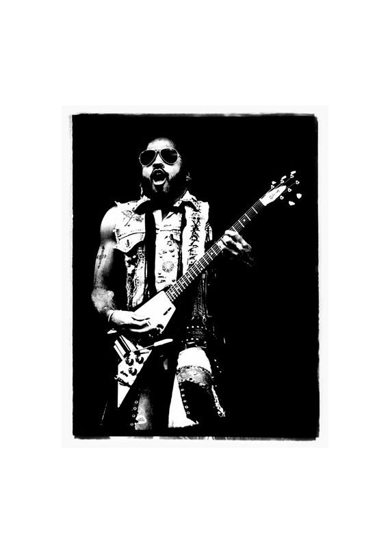 Photo Décorative De Lenny Kravitz Avec Autographe - Tirage Premium Sur Monture Biseautée, Prêt à Encadrer - Idée Cadeau Fan