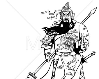 Chinese Warrior Etsy
