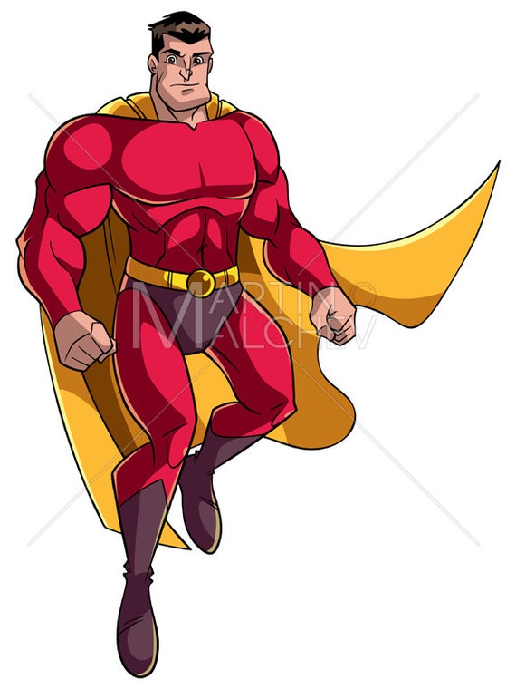 Koninklijke familie Shipley Hoorzitting Buy Superhero Flying 5 Vector Cartoon Illustration.man Cape Online in India  - Etsy