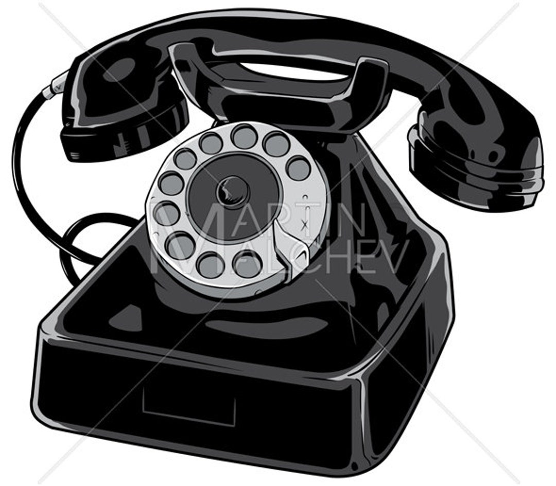 teléfono antiguo icono retro stock vector ilustración 509469