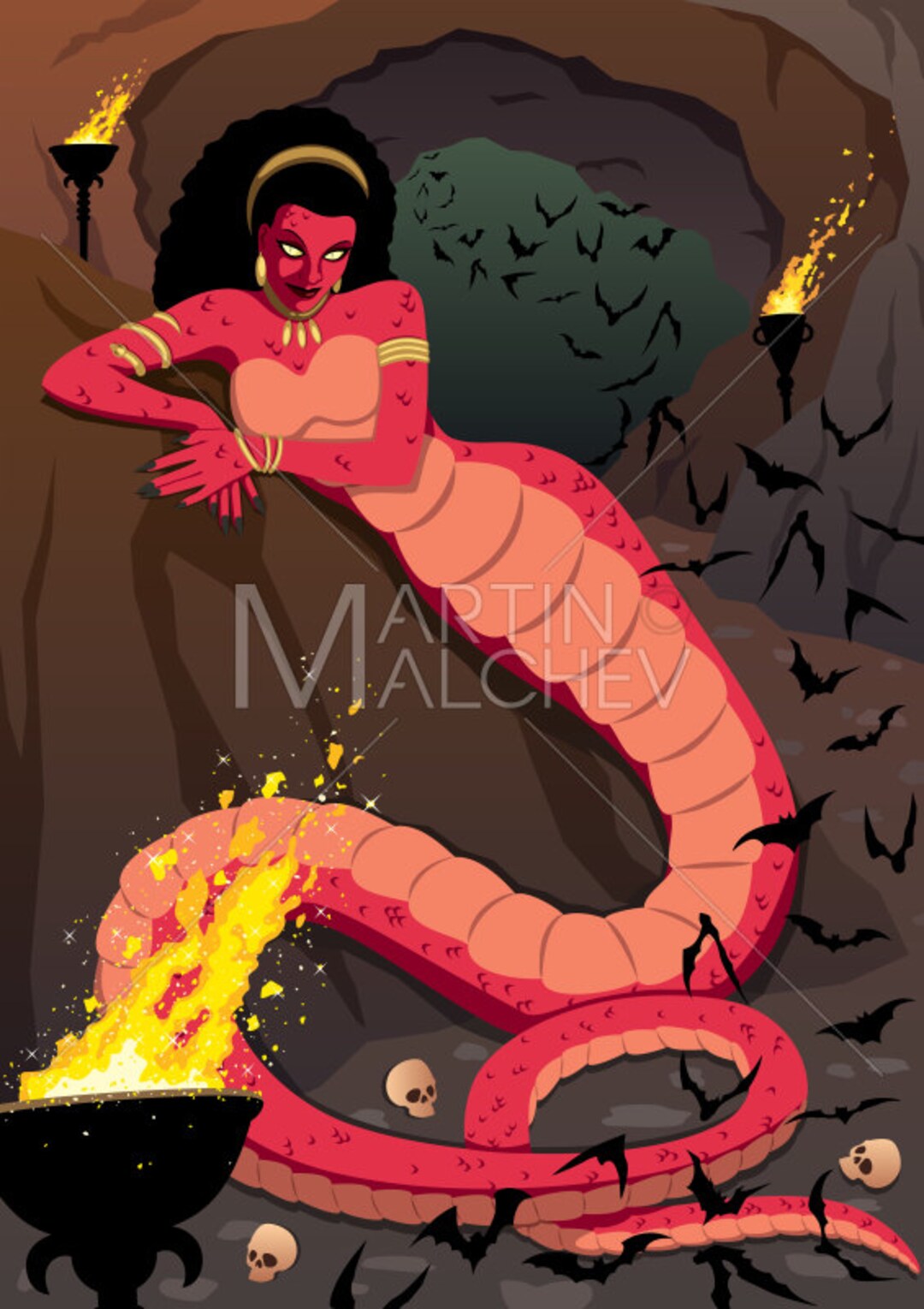 Echidna Vector Cartoon Illustration. Monster Serpent - Etsy Echidna Vector Cartoon Illustration. Monster Serpent - Etsy