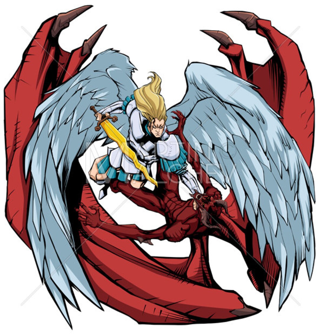 God Vs Satan The Final Battle Tattoo