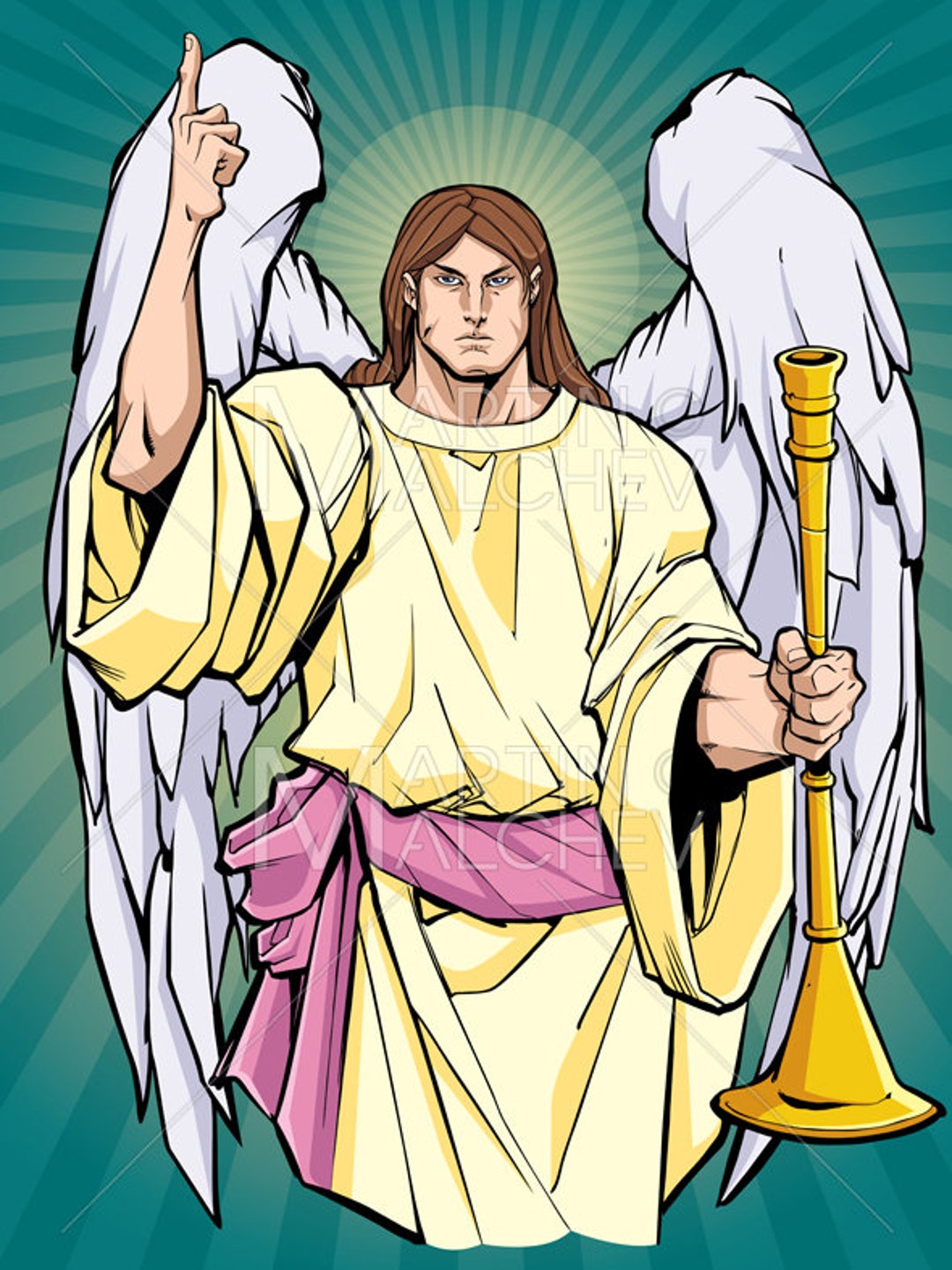 Archangel Gabriel Vector Illustration. Angel Saint - Etsy Hong Kong Archangel Gabriel Vector Illustration. Angel Saint - Etsy Hong Kong