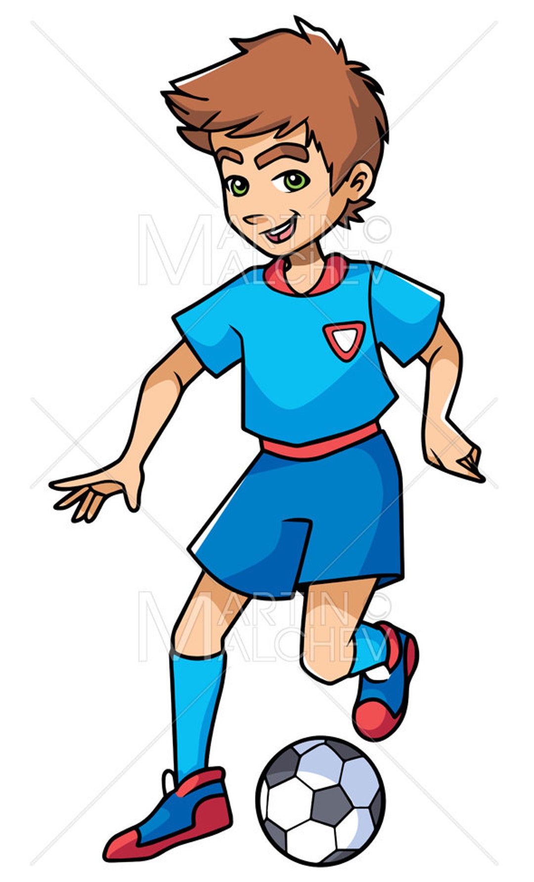 Football Playing Boy Vector Cartoon - Etsy UK Football Playing Boy Vector Cartoon - Etsy UK