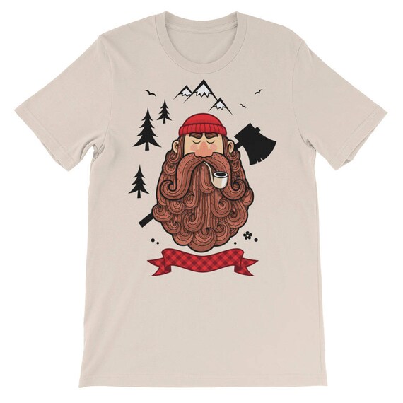 The Beard Face Shirt Climbing Shirt Camping Shirt Nature TShirt Adventure Shirt Hiking Shirt Outdoors Shirt Backpacking Tee