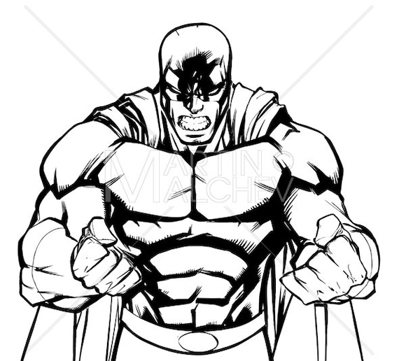 Illustration de super-héros déchaîné - Vecteur. super, héros, homme,  pouvoir, rage, fureur, féroce, fou, en colère, bandes dessinées, bande  dessinée