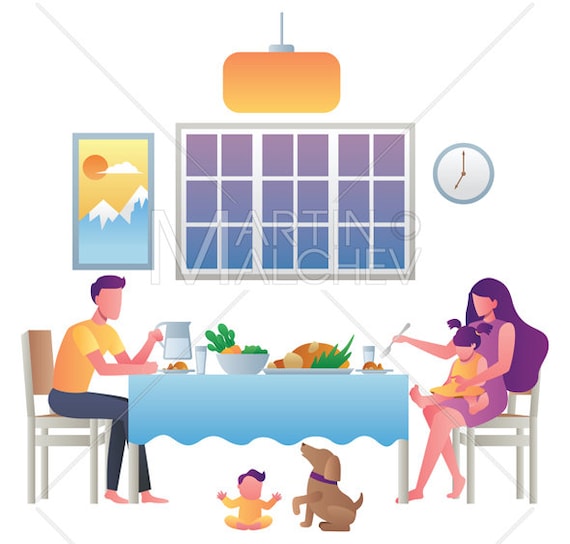 Home Lunch Clip Art