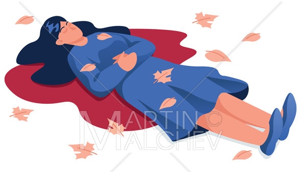 Clipart Dead Body