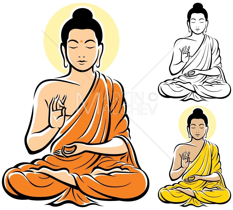 buddhist clipart