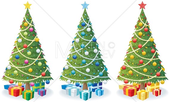 animated christmas tree with presents