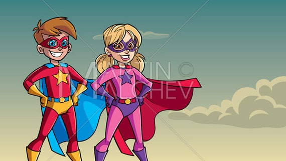 Super Kids Sky Background Ilustración vectorial. capa - Etsy México Super Kids Sky Background Ilustración vectorial. capa - Etsy México