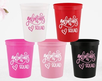 Galentines Squad Cups, Galentines Day Gifts, Friends Valentine, Best Friend Valentines, Friends Valentine, Galentine, Galentine's Day