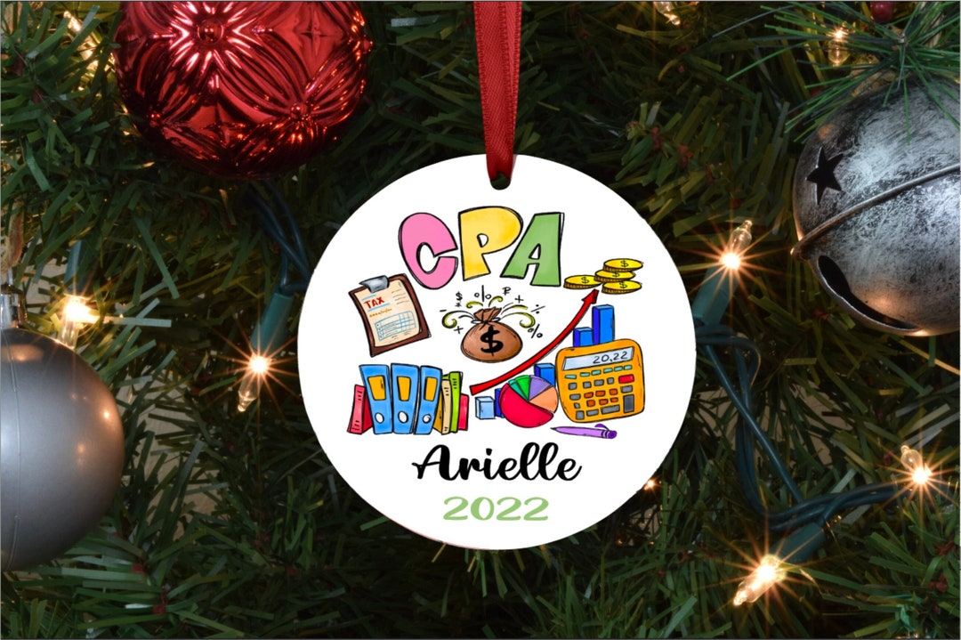 Cpa Christmas Ornament 