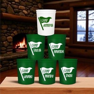 Camp Bachelorette Party Cups: Last Trail Before Veil, Personalized Favors