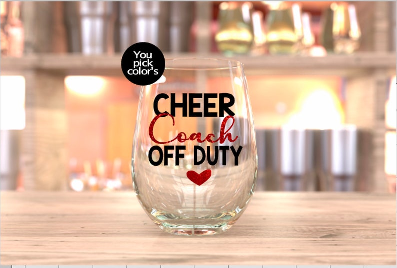 Cheer Coach Gift Gift for Coach Coach Wine Glass Etsy