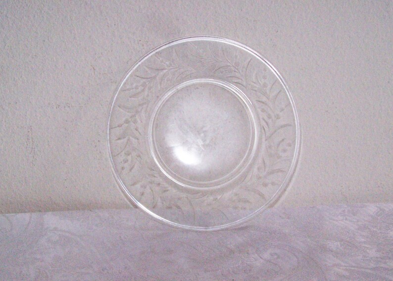 11 FOSTORIA CYNTHIA SALAD Plates Cutting #785