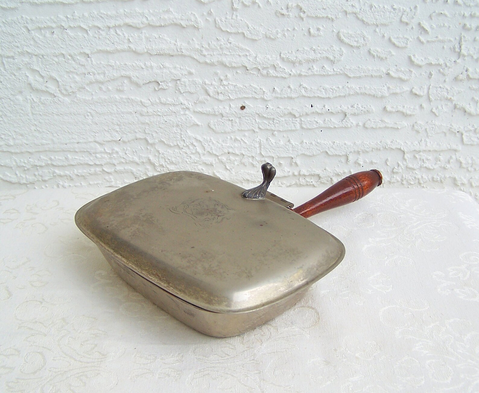 Silent Butler/crumb Catcher Silver on Copper Lions Holding Etsy