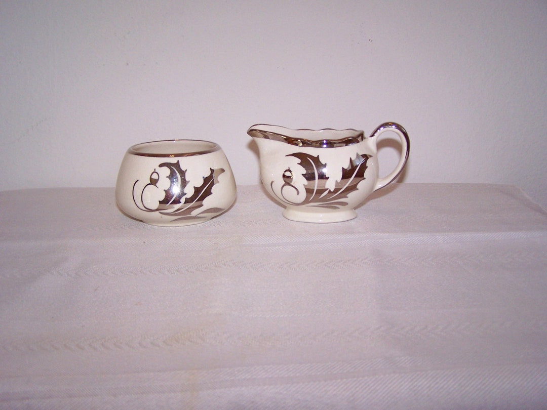 SANDLAND WARE Cream and Sugar Bowl Lancaster & Sandland Ltd. Etsy