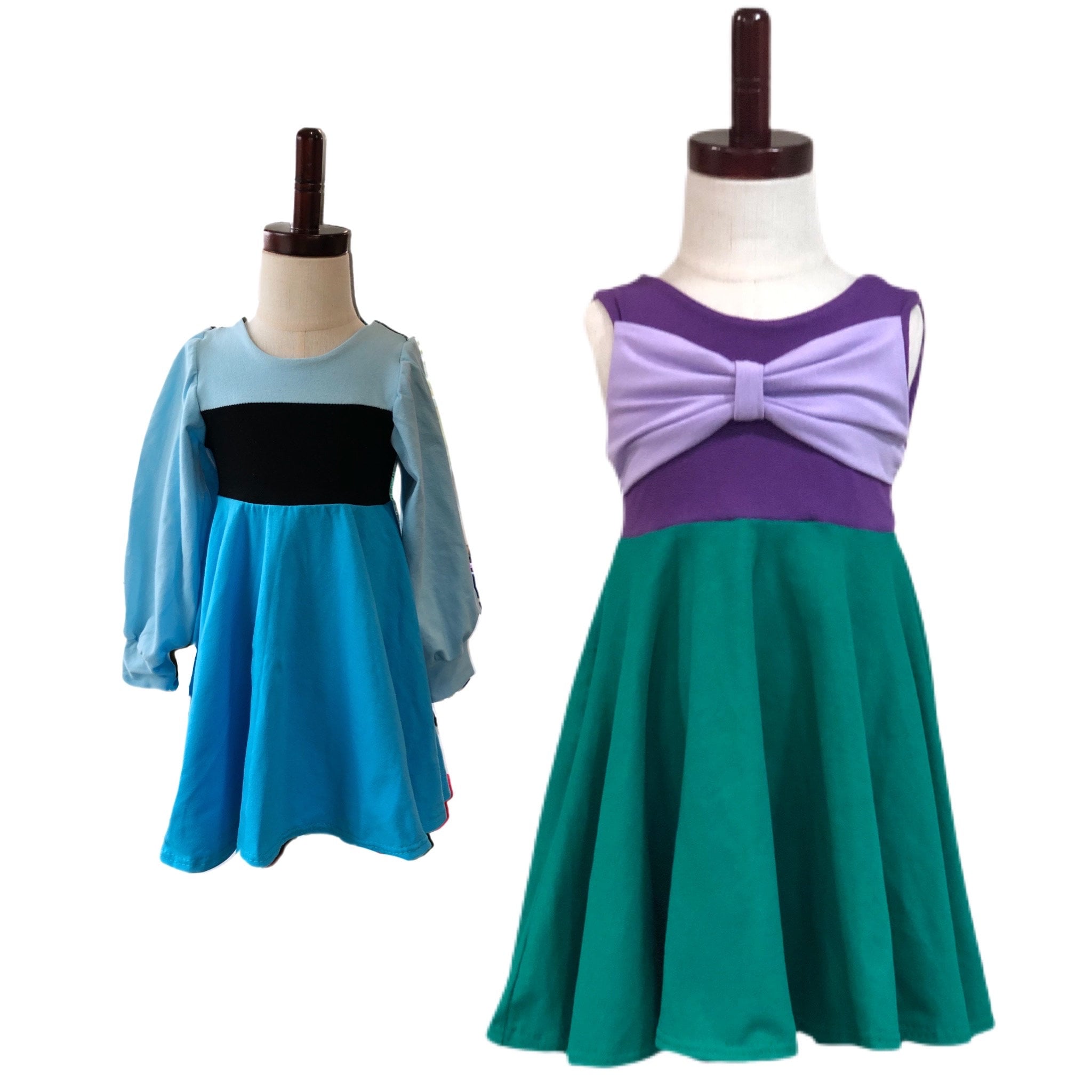 knee length dresses for ladies Our Original Mermaid Princess Twirl Dress – Only Little Once main image 1