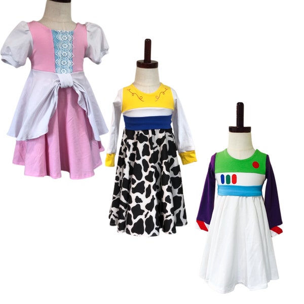 Jessie toy story, or Little Bo Peep, Buzz Light Year Costume Twirl Dress