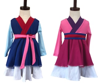 Asian Princess Geisha Costume Princess Twirl Dress