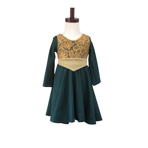 Inspired Fiona princess Twirl Dress