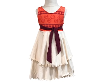 Moana Princess Twirl Dress