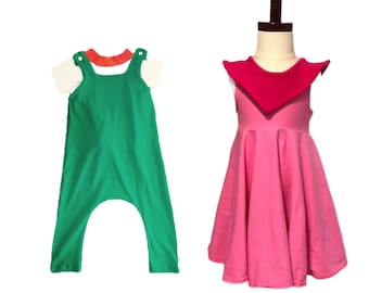 Elroy or Judy Jetson Inspired costume, overalls and shirts, dress